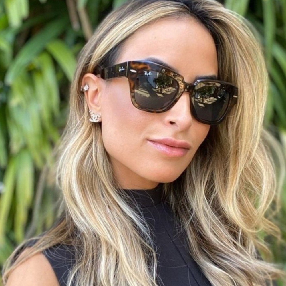 New~Ray-ban State Street Gradient Brown Tortoise RB2186 Standard Size Beautiful! - Picture 14 of 15